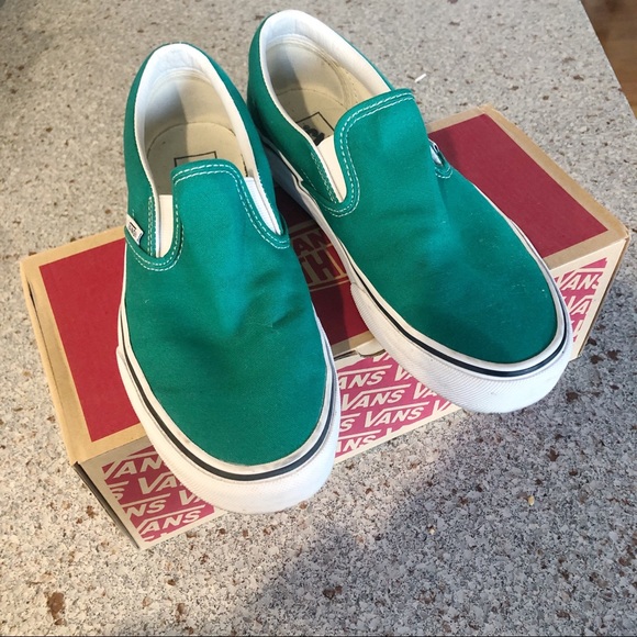 poshmark vans slip ons